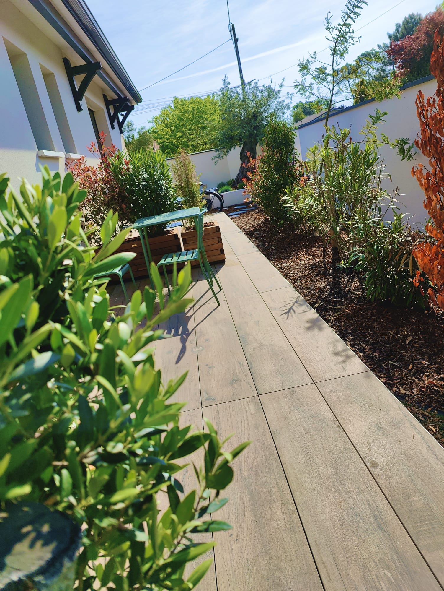 Pose sur plots 30x160