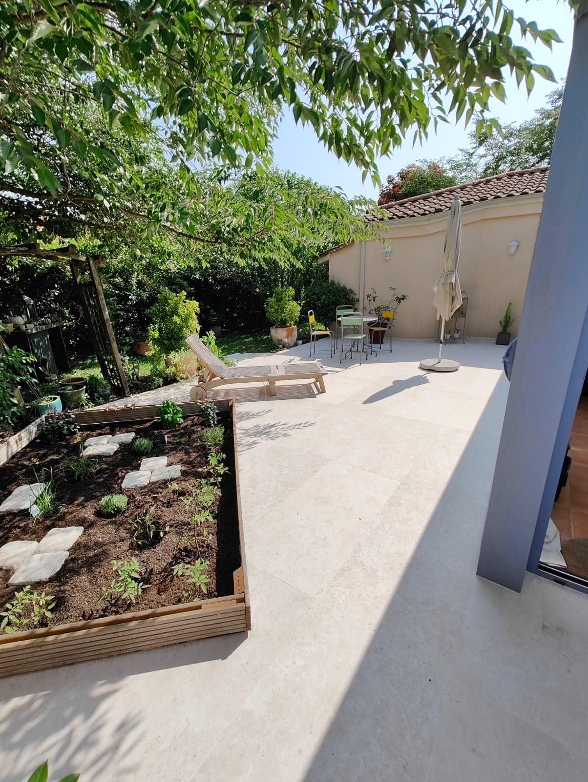 Terrasse sur plots